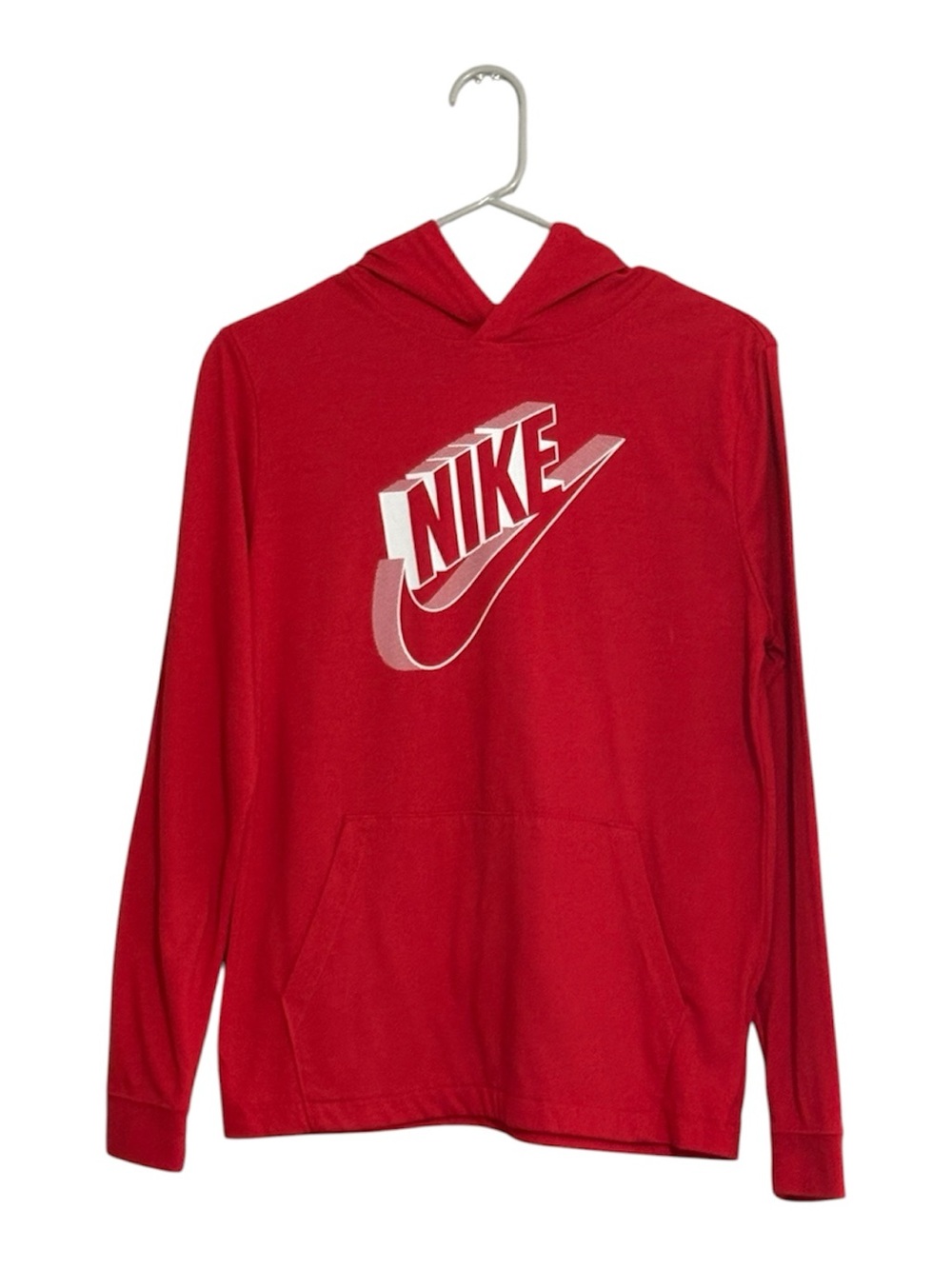 Nike Red Crewneck Sweatshirt with Black Logo